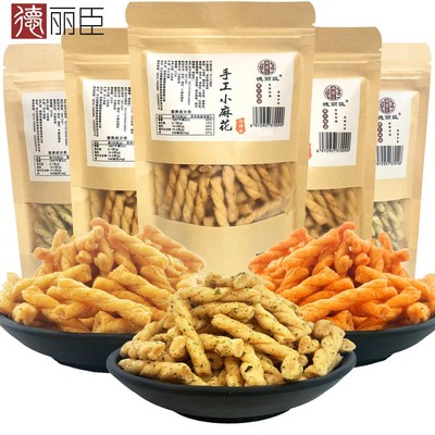 Bagged Handmade Fried Dough Twists Snack Snack Special 7pcs*80g