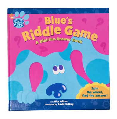 Blues Riddle Game Book MISPRINT A DIAL-THE-ANSWER Blues Clues Alice Wilder 2002 