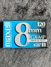 MAXELL 8 mm GX-MP Camcorder Video Tape 8mm 120 High Quality, New  Sealed