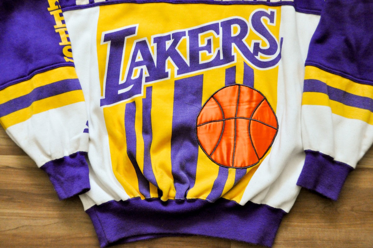 EVERGREEN - Laker Vintage 1990s Los Angeles Lakers NBA Full Zip Puffer Jacket