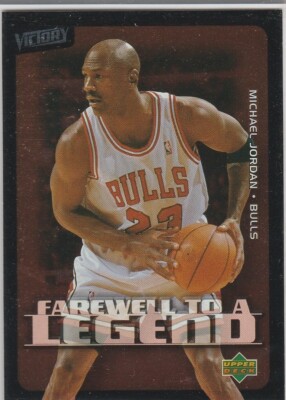 MICHAEL JORDAN Farewell To A Legend Upper Deck Victory Basketball