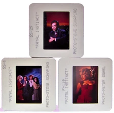 3 1993 FATAL INSTINCT Movie 35mm COLOR SLIDES Armand Assante Sherilyn Fenn