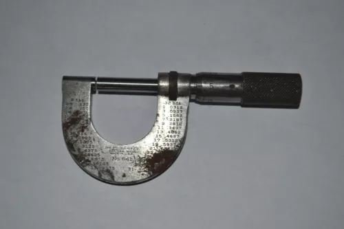 Vintage Lufkin Rule Co. No. 641 Micrometer Machinist Measurement Tool