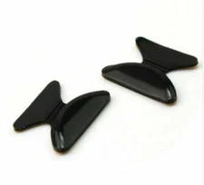 2 pairs Anti-slip silicone Stick On Nose Pads For Eyeglasses Sunglasses Glasses