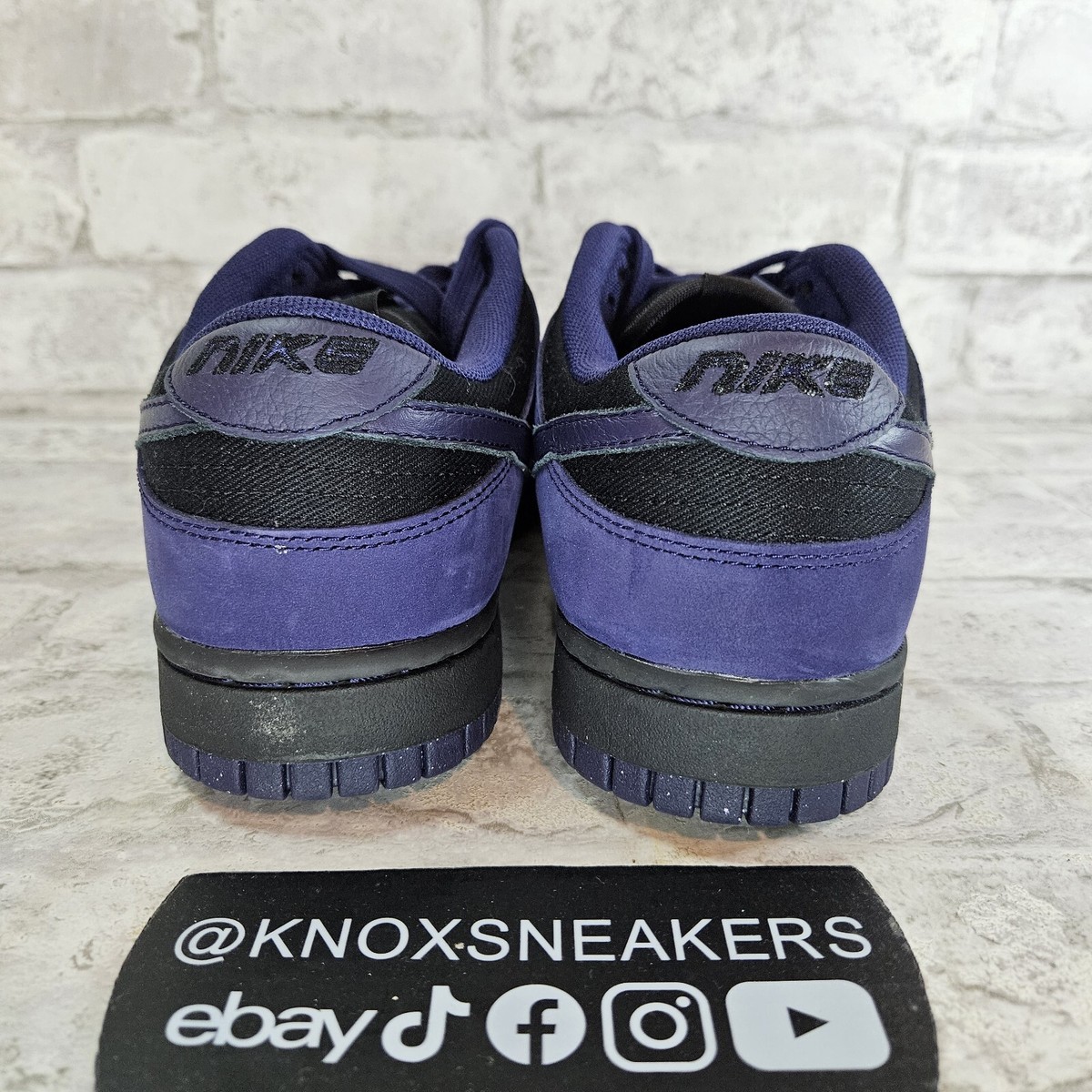 Nike Dunk Low LX Purple Ink Black Sneaker FB7720-001 Women's Size