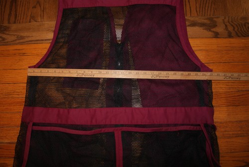 VINTAGE Chimere Skeet Shooting Hunting Vest Mens 2XL Red Maroon USA Made Mesh - Picture 6 of 7