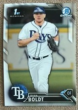 2016 Bowman Draft Picks & Prospects Chrome Ryan Boldt Tampa Bay Rays #BDC-118