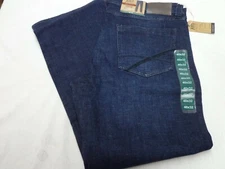 T K Axel Men's Slim Bootcut Stretch Jeans Dark Wash 40X32 Blue NEW