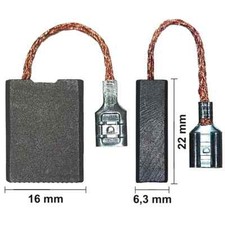 Kohlebürsten Kohlen für Bosch GBF 65 A Mauernutfräse