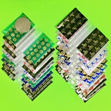 BaggiesSince1987 - 1510 MINI Zip Seal Bags 17 METALLIC PRINT DESIGN MIXED 100PCS