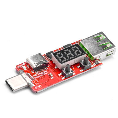 Digital PD3.0 Type-C USB Fast Charge Display Voltmeter Ammeter Trigger Detector