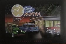 Surfer 🏄 Paradise Nostalgic Americana Extremely Rare! Free Ship! Car Poster!