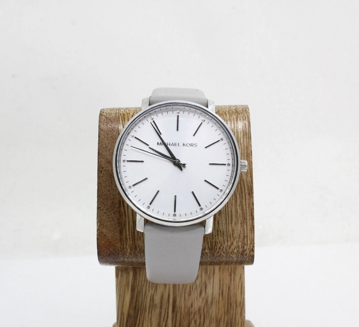MICHAEL KORS Pyper Quartz Watch White 38mm Rhinestone Dial Markers Unisex MK2797