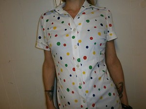 70s polka dot