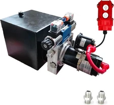 Hydraulic Pump 24V DC Hydraulic Station Pump 1.6KW Double Acting w/ Remote