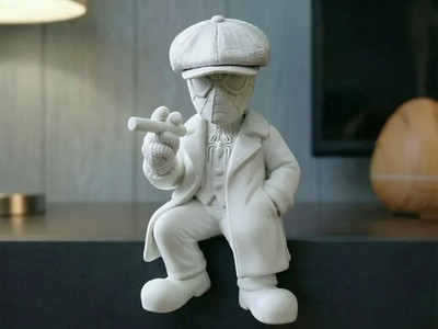 Thomas Shelby Regal Sitter Peaky Blinders Gentleman Gangster Ornament Figur