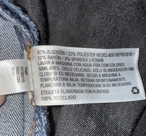 Ava & Viv Mid-Rise Skinny Stretch Blue Jeans Women's 26W Plus New - Picture 7 of 8
