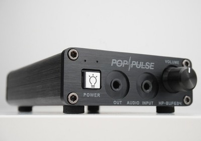 PopPulse HP-BUF634 Schwarz - Kopfhörerverstärker | Auspackware, wie neu