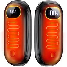 Hand Warmers Rechargeable - Electric 2 Pack with Small, Black