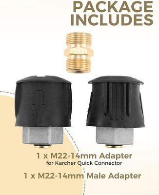#ad M22 14mm Female Thread Hose Adapter Pressure Washer Hose Fittings For Karcher $14.49
