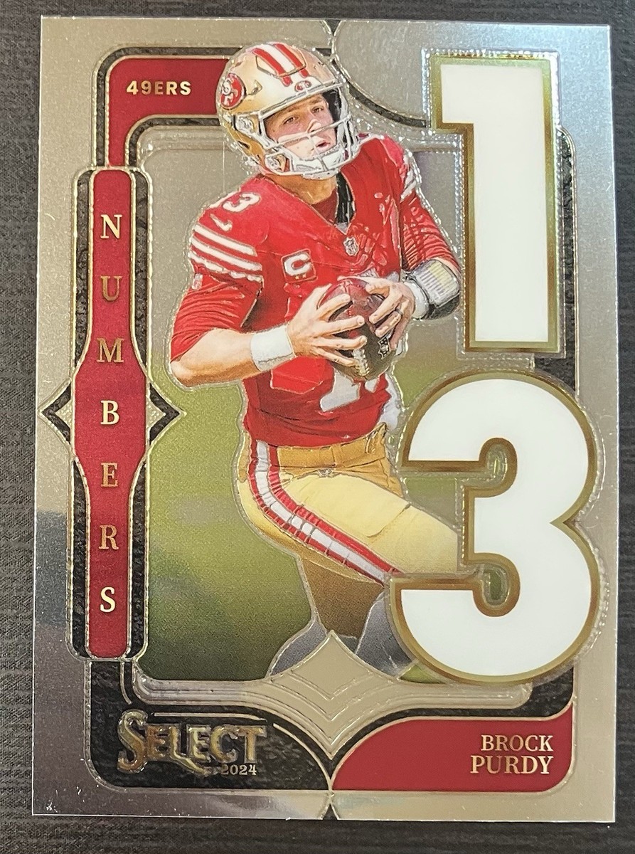 2024 Panini Select #22 Brock Purdy Numbers 49ers | eBay