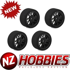 Proline PRO1031610 Fifty6 Foam Tire Mounted on Circuit Black Wheel 8mm Hex (4)