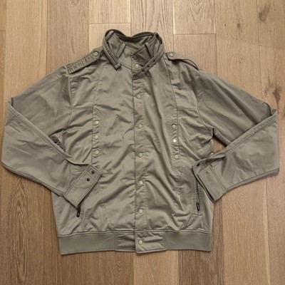 Epic Hero Jacket Men 3XL Epaulettes Collar Strap Contemporary Street Snap Up VTG