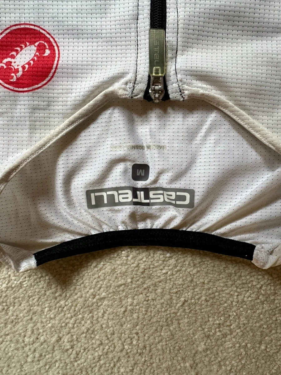 Traje de triatlón Castelli San Remo para hombre negro rojo blanco mediano