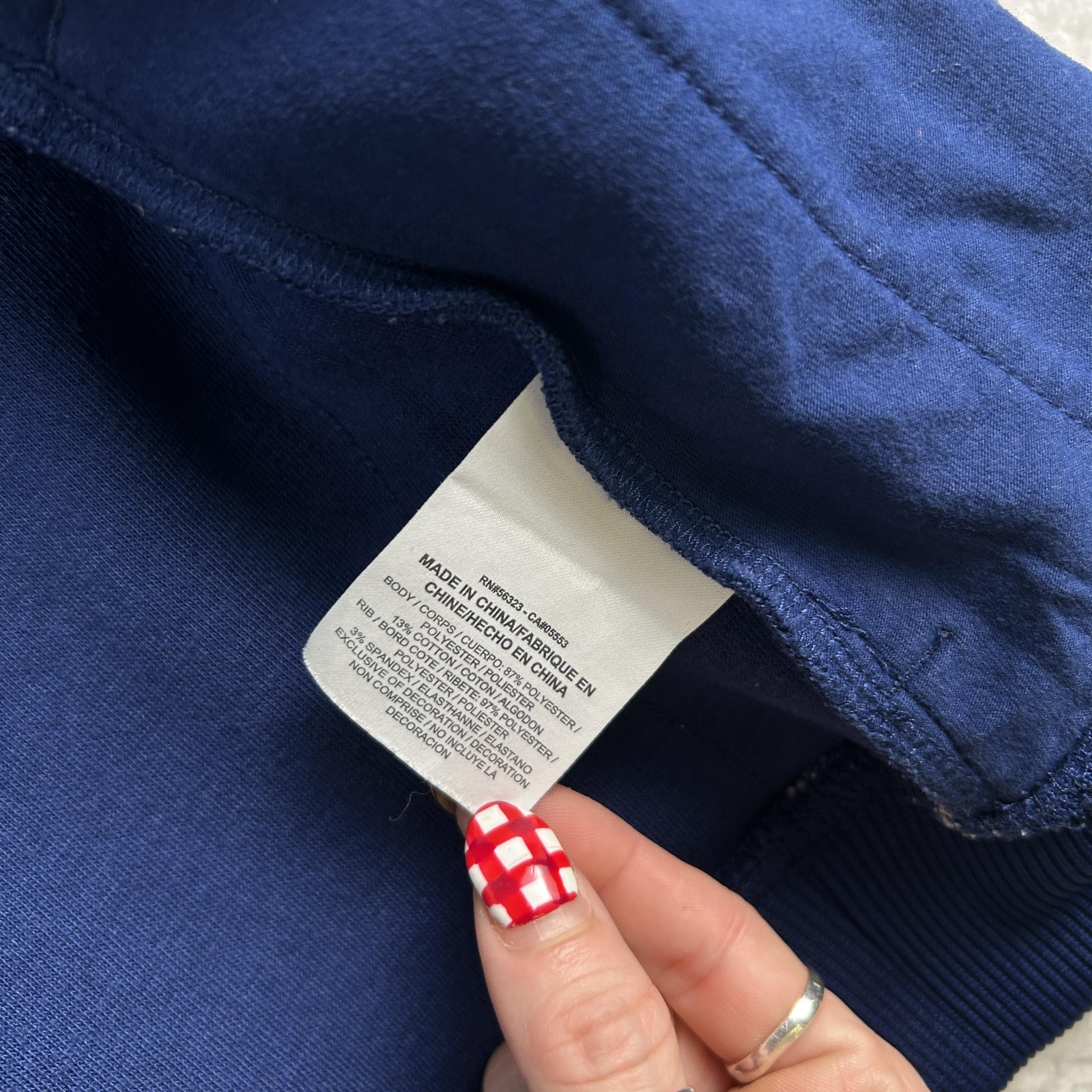 SACAI X NIKE Nike felpa con cappuccio donna piccola blu full zip manica a righe track jacket logo swoosh