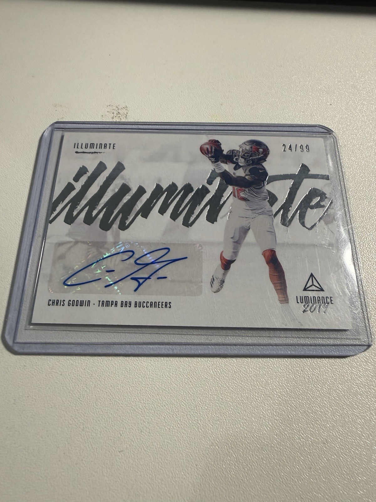 2019 Panini Luminance Chris Godwin Illuminated Ink Auto #24/99 Buccaneers