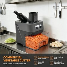 Electric Vegetable Dicer Slicer, Commercial Vegetable Processer