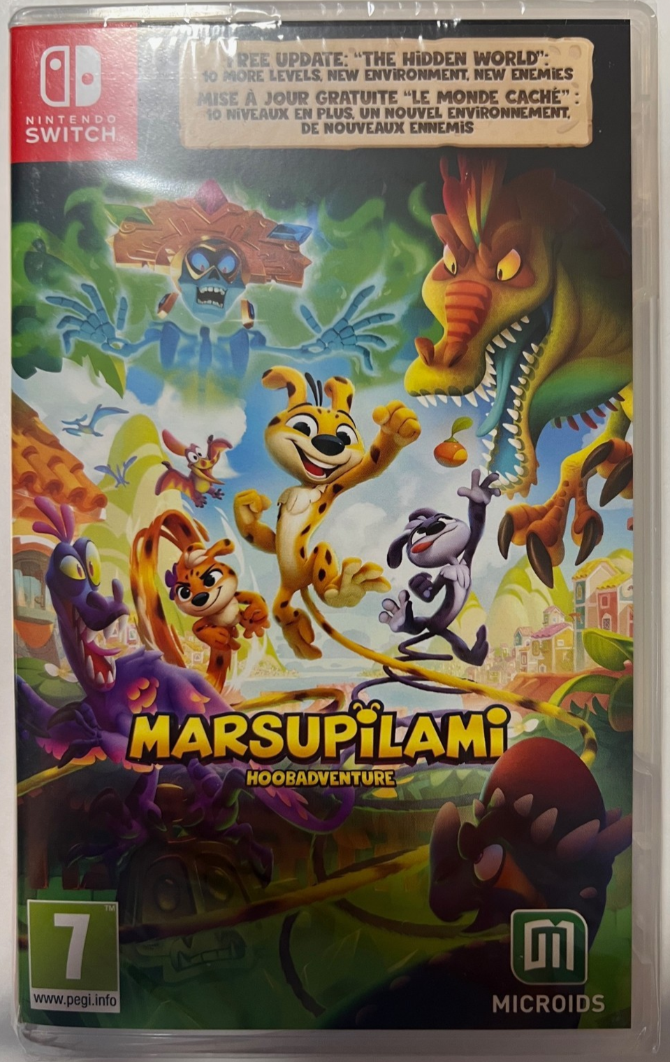 Marsupilami: Hoobadventure - Nintendo Switch NEW/Damaged Box & Art