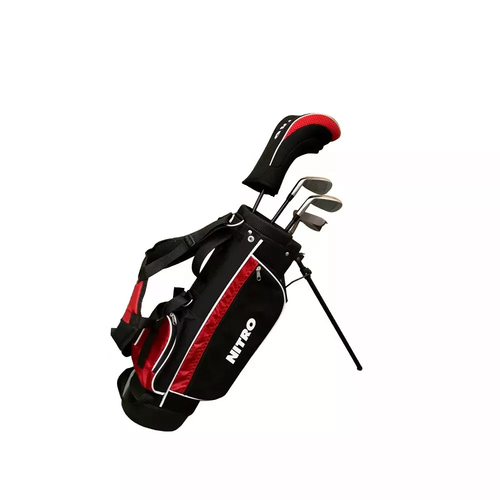 Nitro Golf Blaster Junior's 6pc Golf Set - Black/Red - Picture 2 of 7