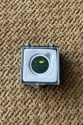 *NEW IN CASE!* 75th Anniversary 2011 Masters Ball Marker!