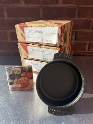 LAVA Mini Cast Iron Hot Pot 5.5  Pre-Seasoned Dutch Oven Oven Safe   New