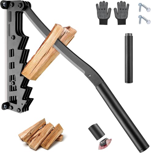 Wall Mounted Firewood Kindling Splitter - Unibody Structure Kindling Splitter fo - Picture 1 of 7