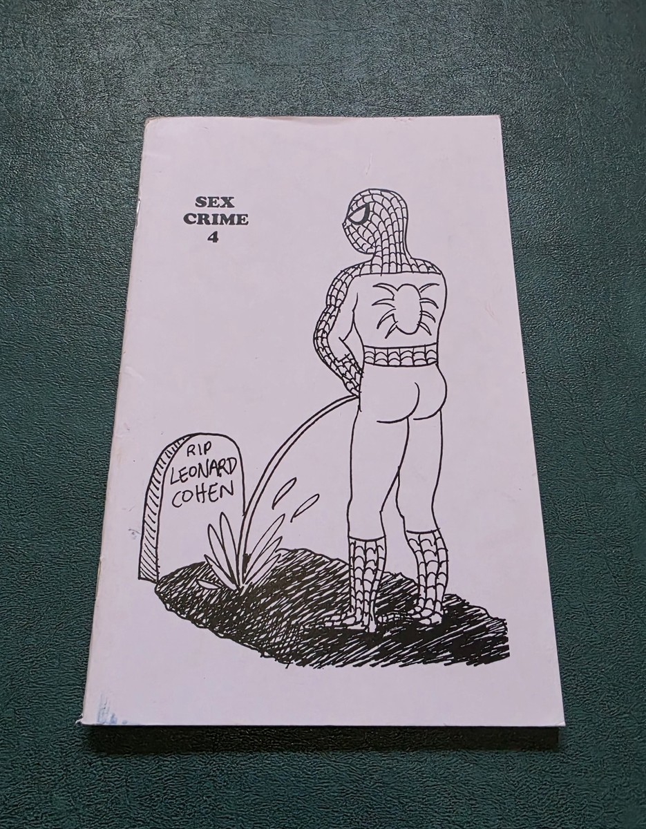 SIGNED Sex Crime 4 JOHNNY RYAN + Drawing Illustrated Comic Zine
