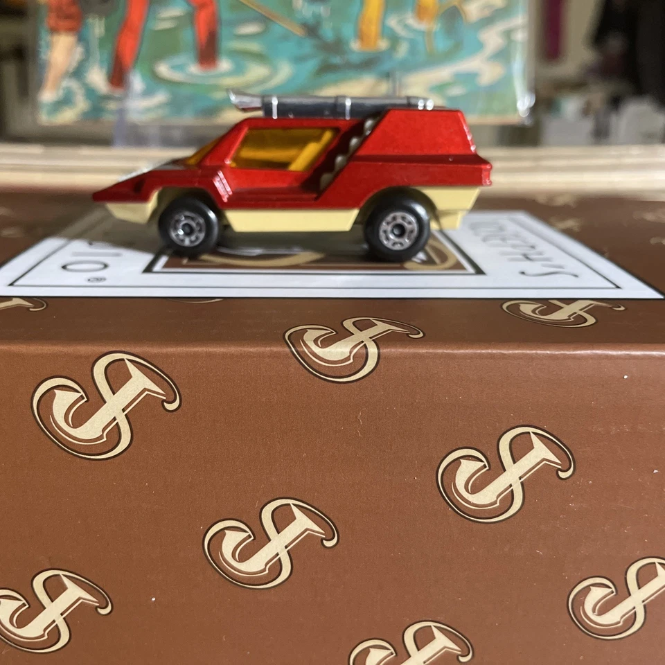 Винтажный 1975 Matchbox Superfast No. 68 Cosmobile красный металлик Англии "очень изящный" - Изображение 2 из 4