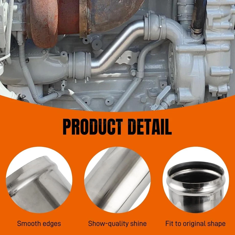 For Detroit Engine 14L Coolant Pipe and Intake Extension Pipe Kit No Need Change Foto 3 de 4