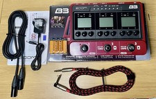 ZOOM B3 BASS GUITAR MULTI EFFECTS & AMP SIMULATOR PEDAL INC: CABLE BUNDLE