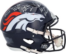 Peyton Manning and John Elway Broncos Signed Authentic Helmet w/Inscs - LE 10/10