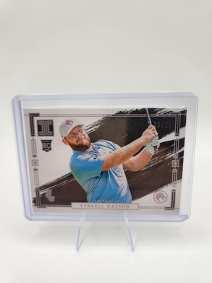 Tyrrell Hatton 2024 Panini Impeccable LIV Golf RC Rookie Silver Holo /20