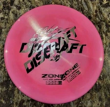 Discraft ESP Zone Misprint - Paul McBeth 6x - Silver/Black Double Stamp - Pink