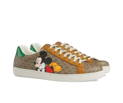 Gucci Ace 'Mickey Mouse' 602548 HWM10 8961 Men's Brown Size | eBay