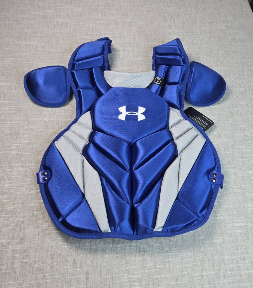 Protector de pecho Under Armour Victory Series Catchers edades 12-16 NOCSAE béisbol Foto 3 de 4