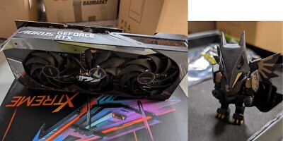 nvidia RTX 3080 Aorus Extreme 10GB VRAM; ohne LHR; mit Display und Miniatur!