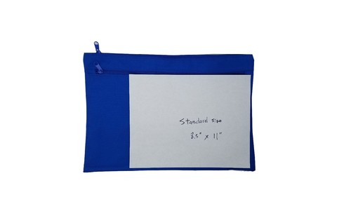 2 Stück große Tragetasche mit Reißverschluss Tasche Dokumententaschen mit Griff Utensilientasche - Bild 36 von 71
