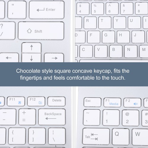 Kabelloses Tastatur- Und Mausset Leise Für Laptop Computerzubehör - Bild 11 von 12