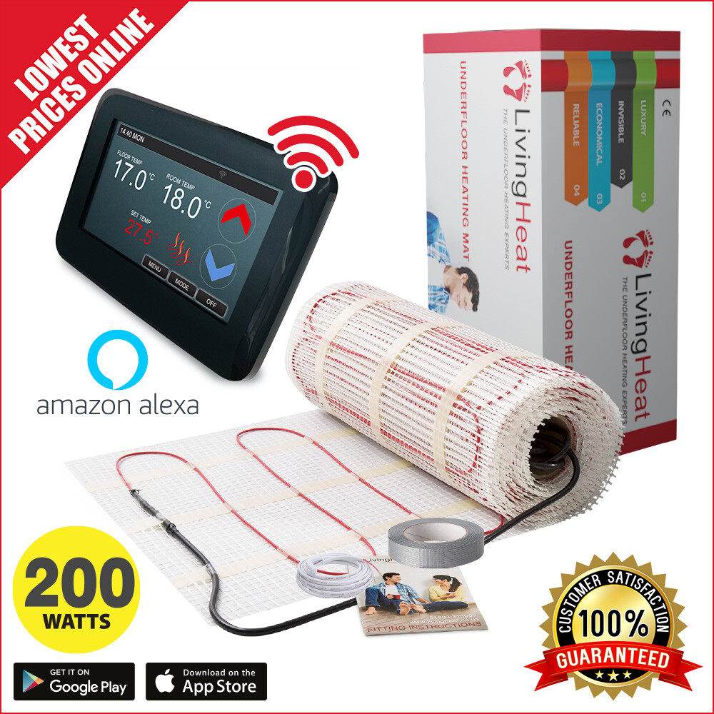 Underfloor Heating 200w Fast Premium Electric System For Under Tile, LVT  Floor | eBay