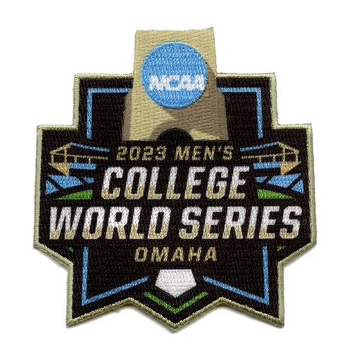 2023 NCAA Men's College World Series Omaha Jersey Patch LSU Florida Iron On - 第 1/1 張圖片